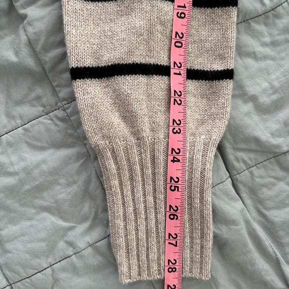 NWT Reformation Beckie Stripe Cashmere Sweater - Picture 10 of 13